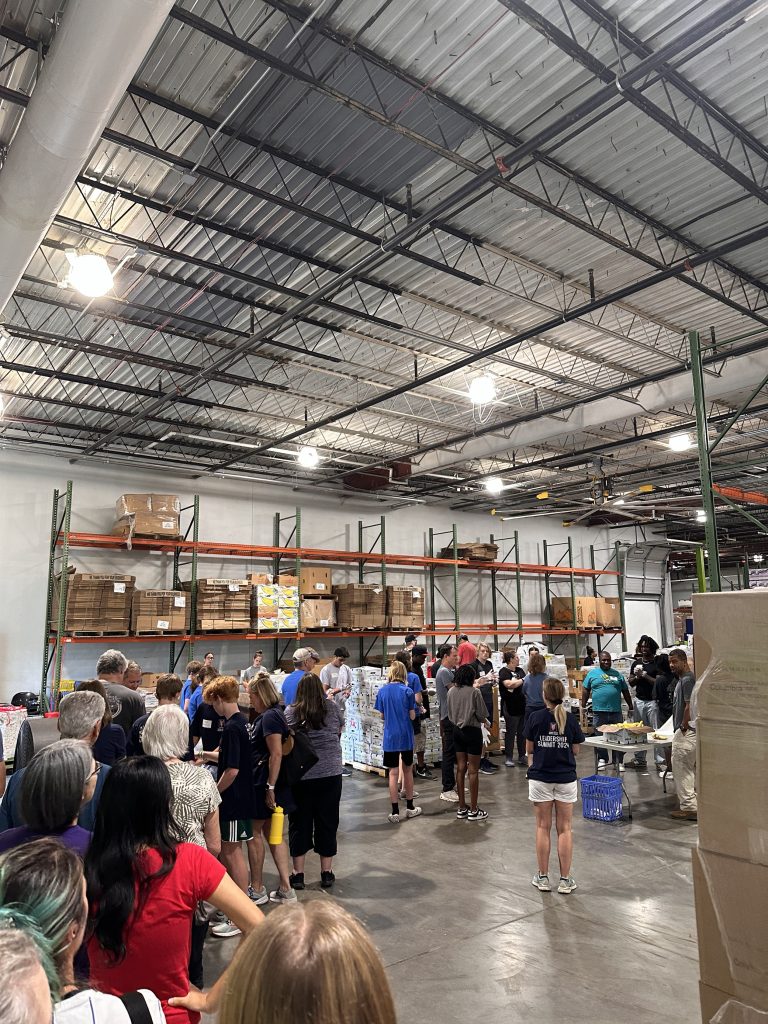 General overview of the volunteers at Food Bank of Central & Eastern North Carolina